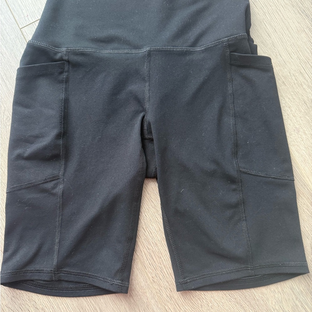Mono B High-Rise Black Pocket Bike Shorts